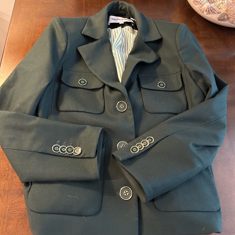 Veronica Beard Dark Green Jacket - image 2